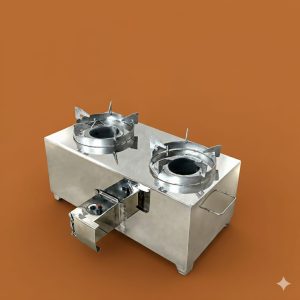 Square Double Stove